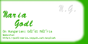 maria godl business card